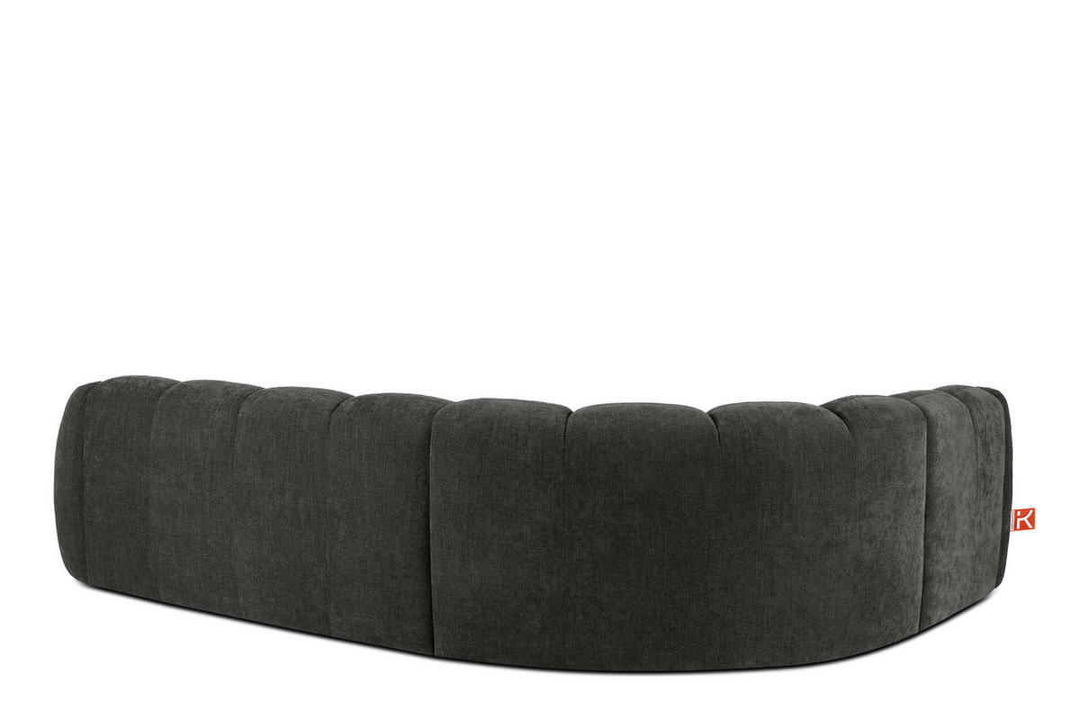 ECKSOFA LINKS FLAVA, Graphitfarben - Graphitfarben, Holz/Holzwerkstoff (310/230cm) - KONSIMO®
