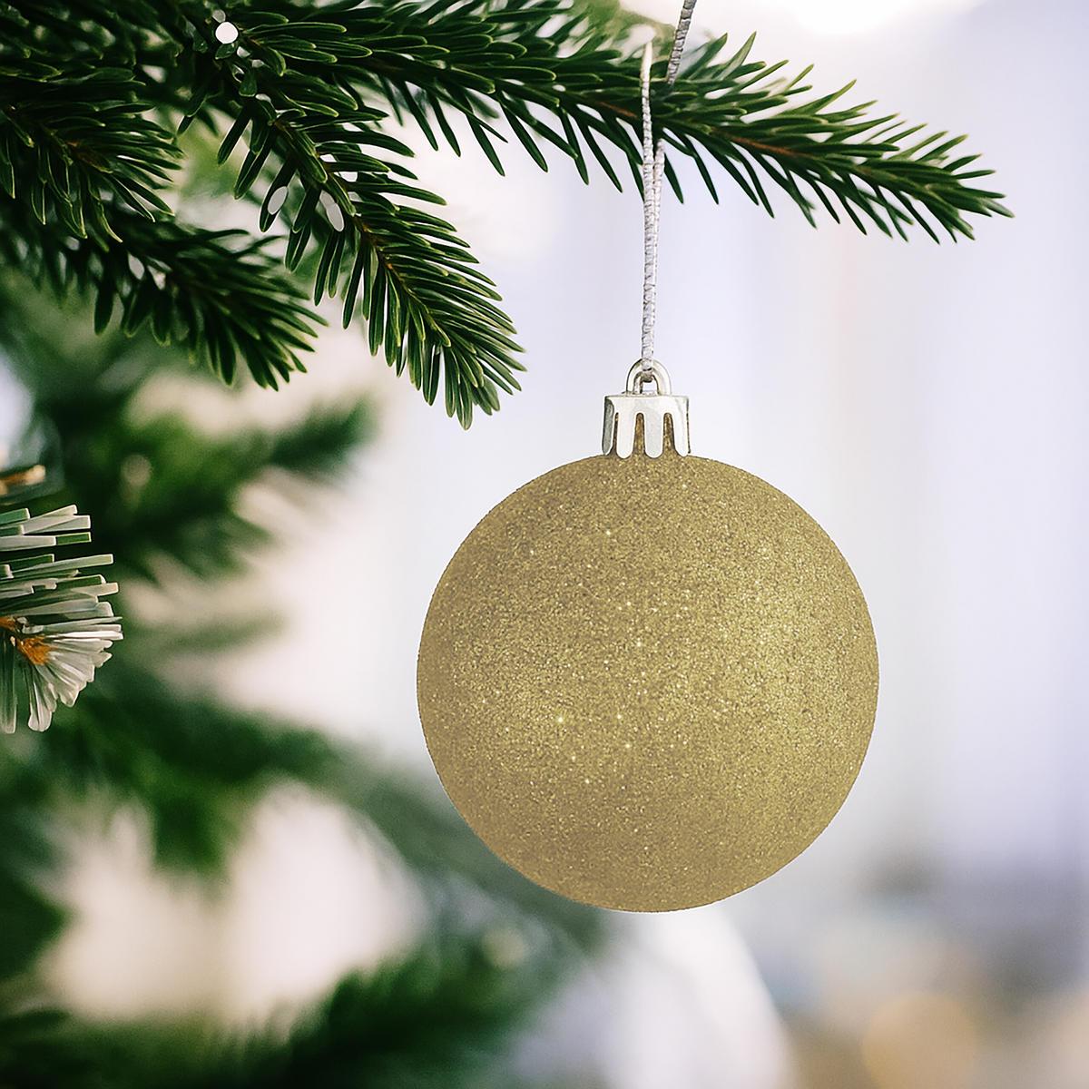 30XWEIHNACHTSKUGELN - Goldfarben, Kunststoff (6/7/6cm) - Relaxdays