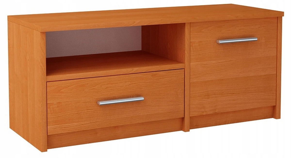 FERNSEHKOMMODE BODO 1D1S Erle 98/35/42 cm - Erlefarben, Holzwerkstoff (98/42/35cm) - Matkam Möbel