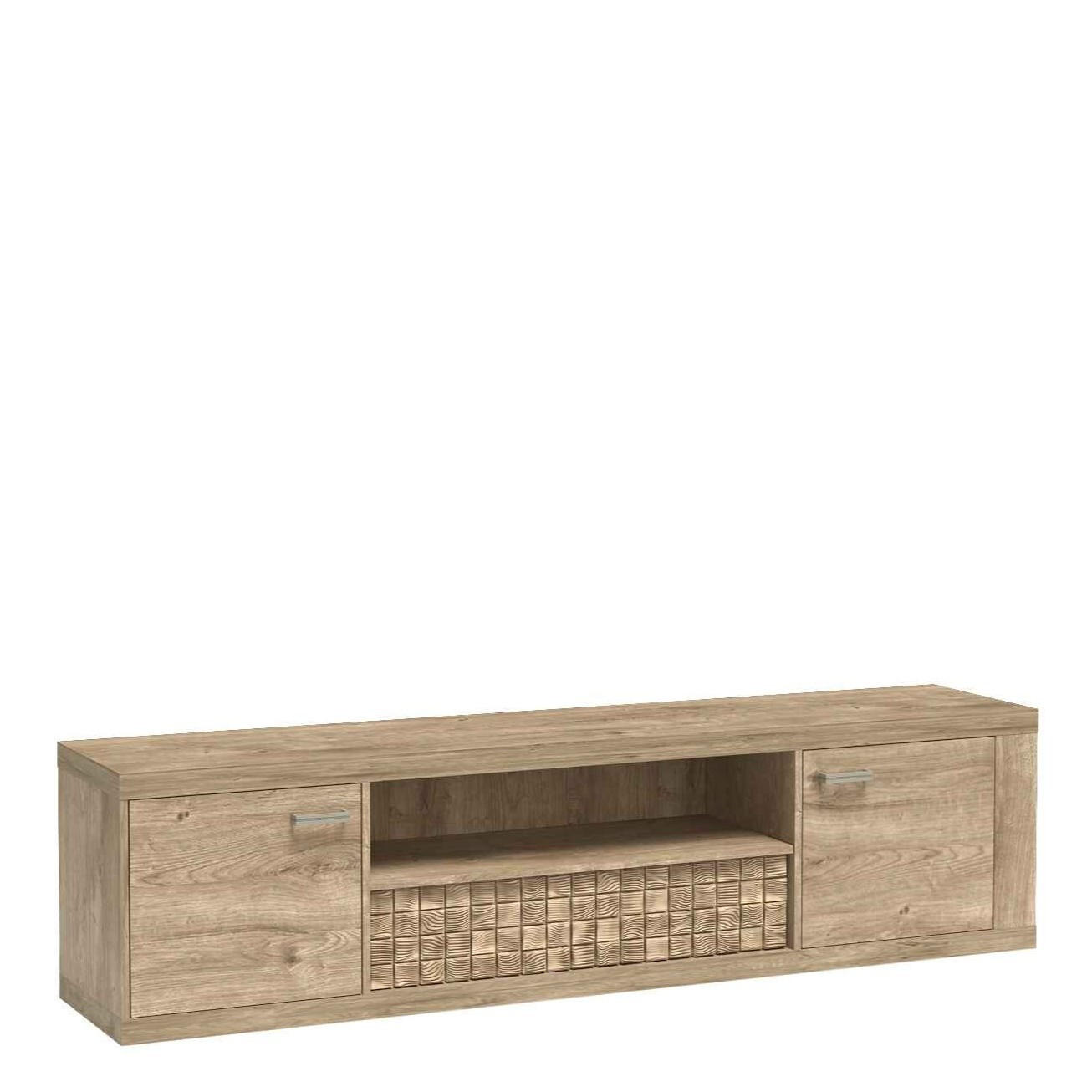 Masseno Lowboard Eiche 195.5x51x40.5 cm