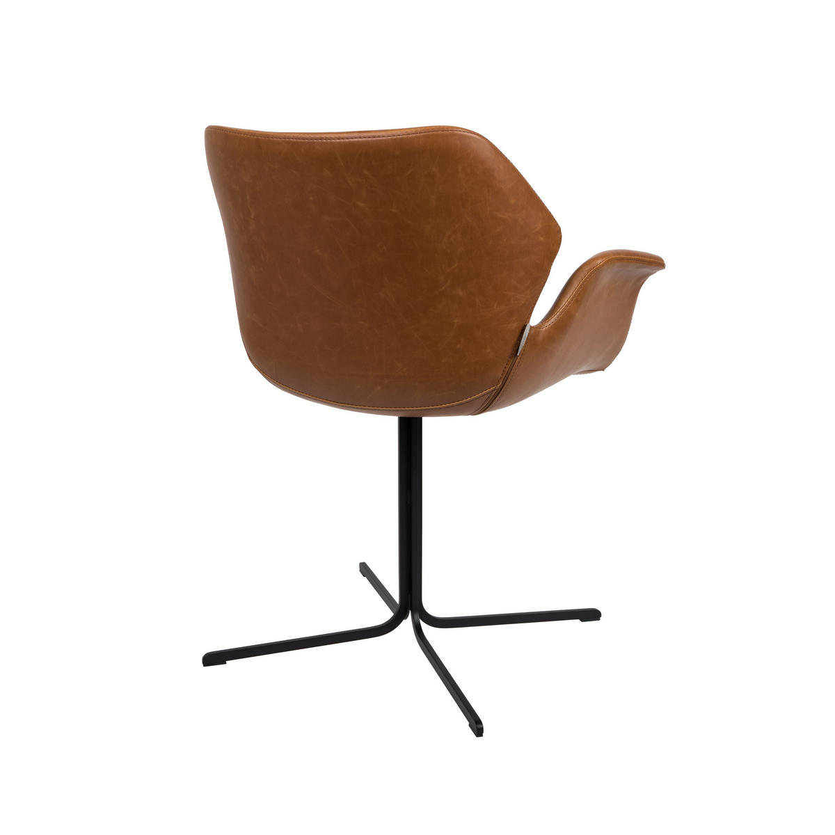 ESSZIMMERSTUHL Nikki Braun - 2 er Set - Braun, Kunststoff (66/80/62cm) - Zuiver