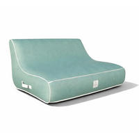 LOUNGESOFA ALIZÉ Grün - Mintgrün/Grün, Kunststoff/Textil (160/75/105cm) - Coco Lounge