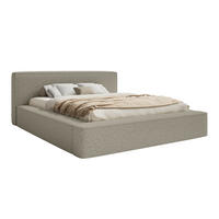 POLSTERBETT Mummo Premium 200x200 cm, Taupe - Taupe, Textil (200/200cm) - Fedve
