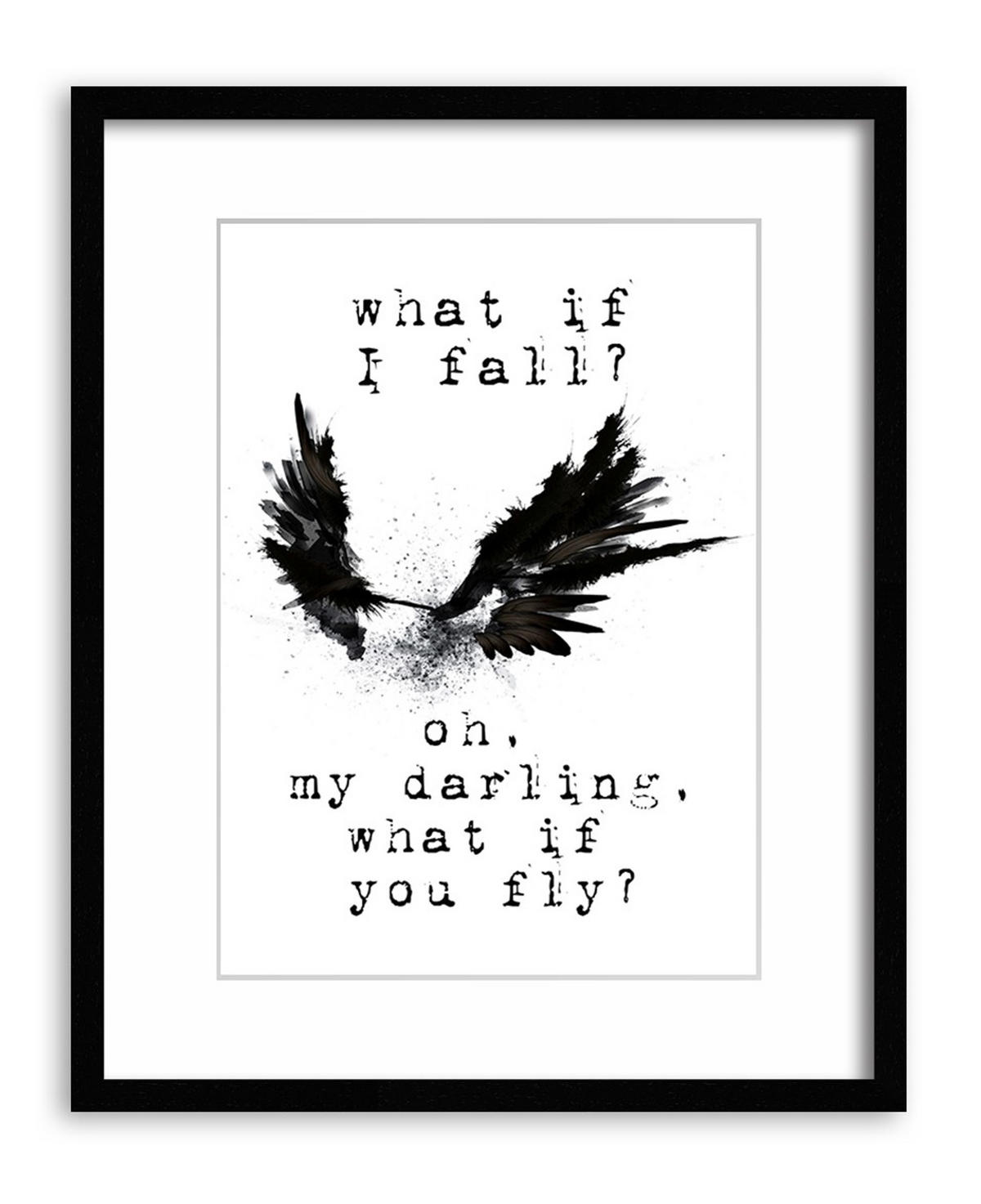 POSTER DIN A4 21x29,7 cm Motivation schwarz weiß - Weiß, Papier (21/29.7/2cm) - artissimo