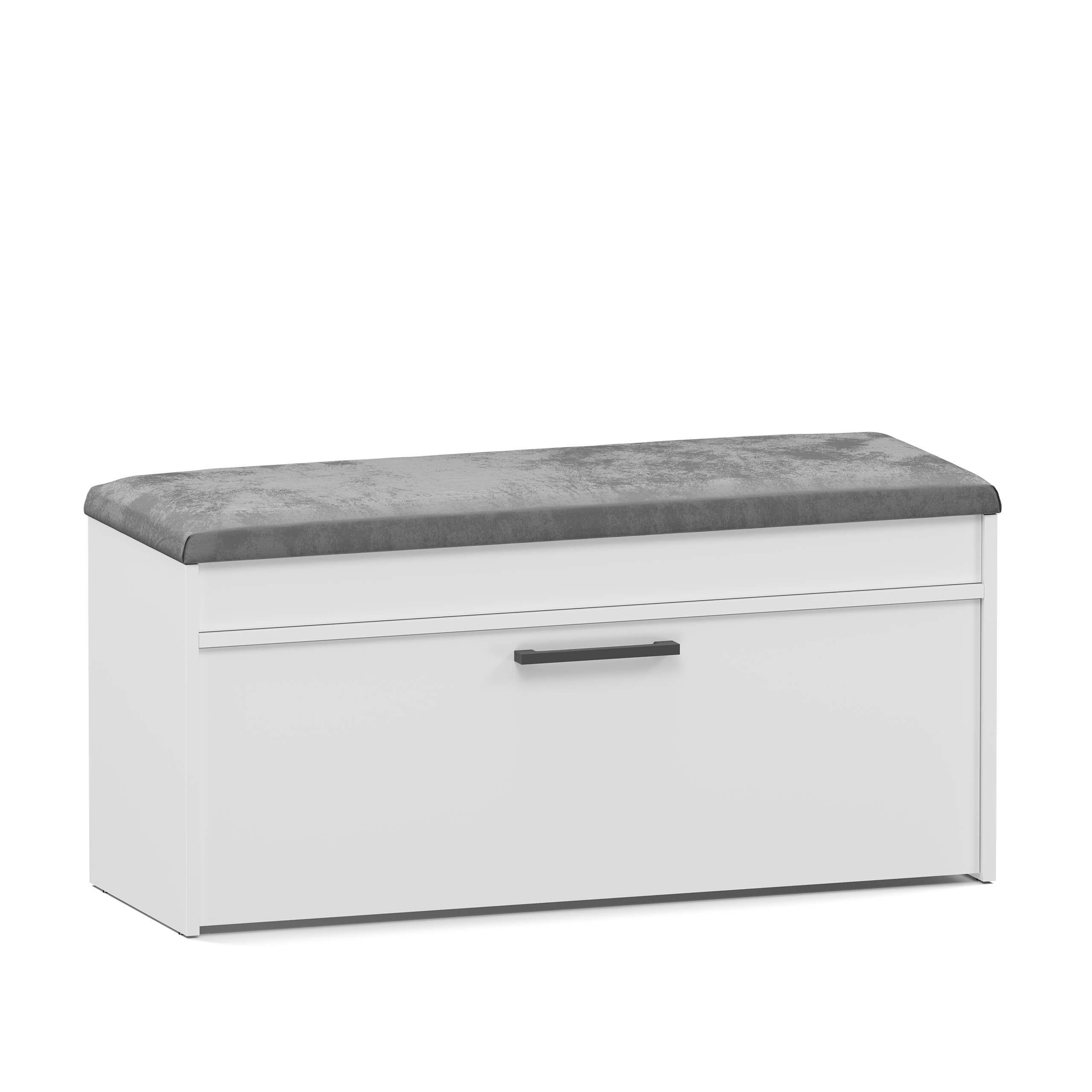 DULAP PENTRU ÎNCĂLȚĂMINTE Alb 100/49/35 - alb, compozit lemnos (100/49/35cm) - RAUMHIRSCH FURNITURE