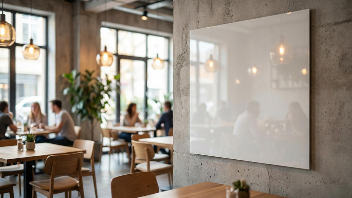 GLASBOARD - Premium SUPERWHITE Perlweiß 120x120 cm - Weiß, Glas (120/120/0.7cm) - ALLboards