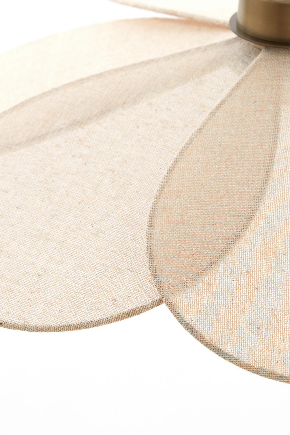 HÄNGELAMPE Fyan - Braun - 46/46/13 cm - Braun, Textil (46/46/13cm) - Light & Living