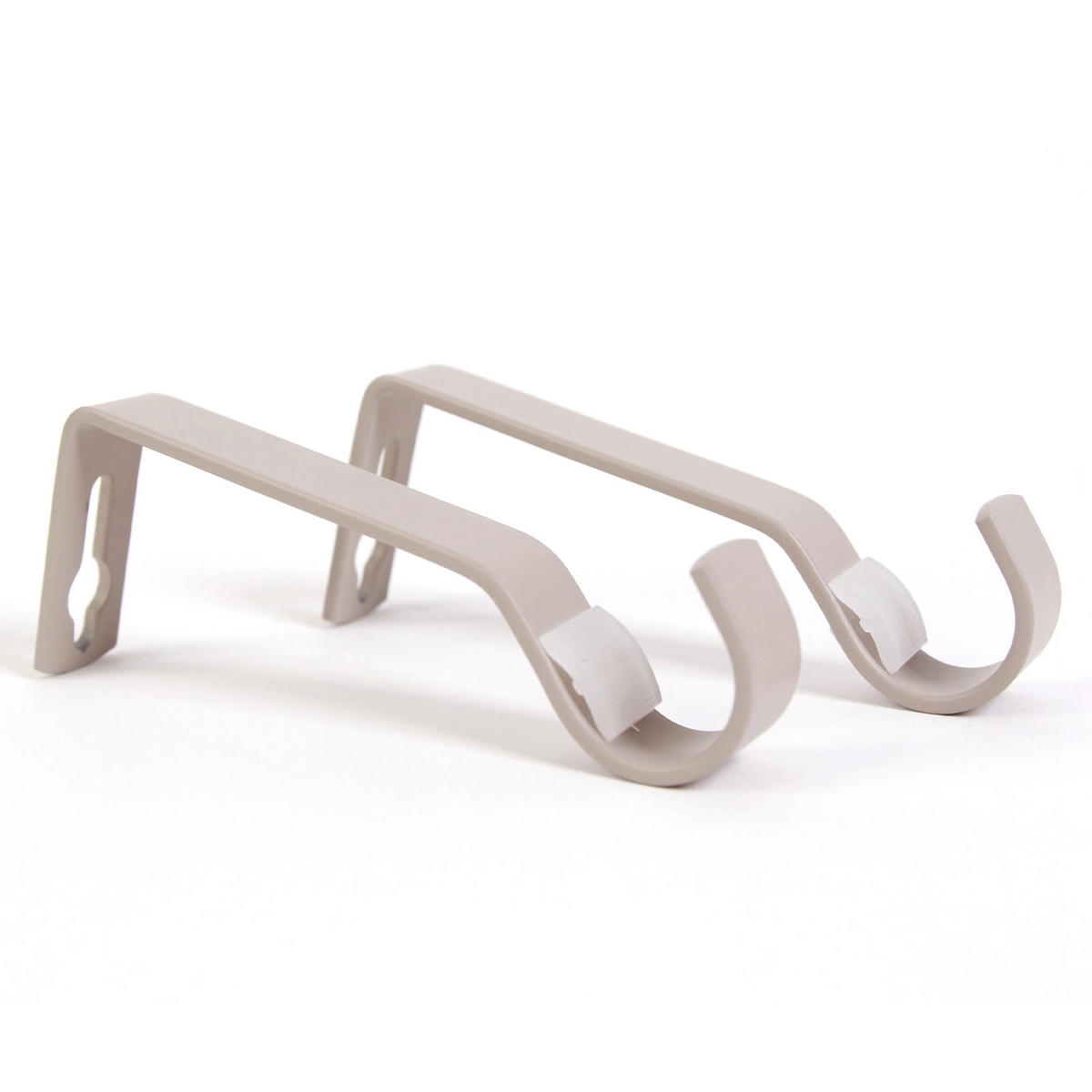 GARDINENSTANGE 1-lauf Kegel - Beige, Metall (320cm) - Deco-Raum