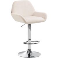 BARHOCKER Braga 89-109x51x52 cm Creme - Creme, Textil (51/89/52cm) - furnicato