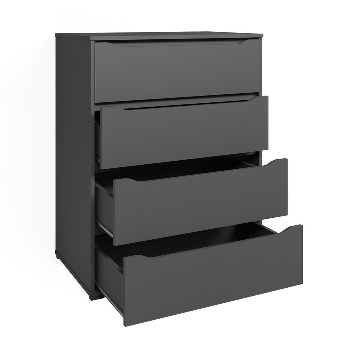 PŘÍBORNÍK Ruben Antracit - antracitová, kompozitní dřevo (48/101.6/80cm) - Vicco