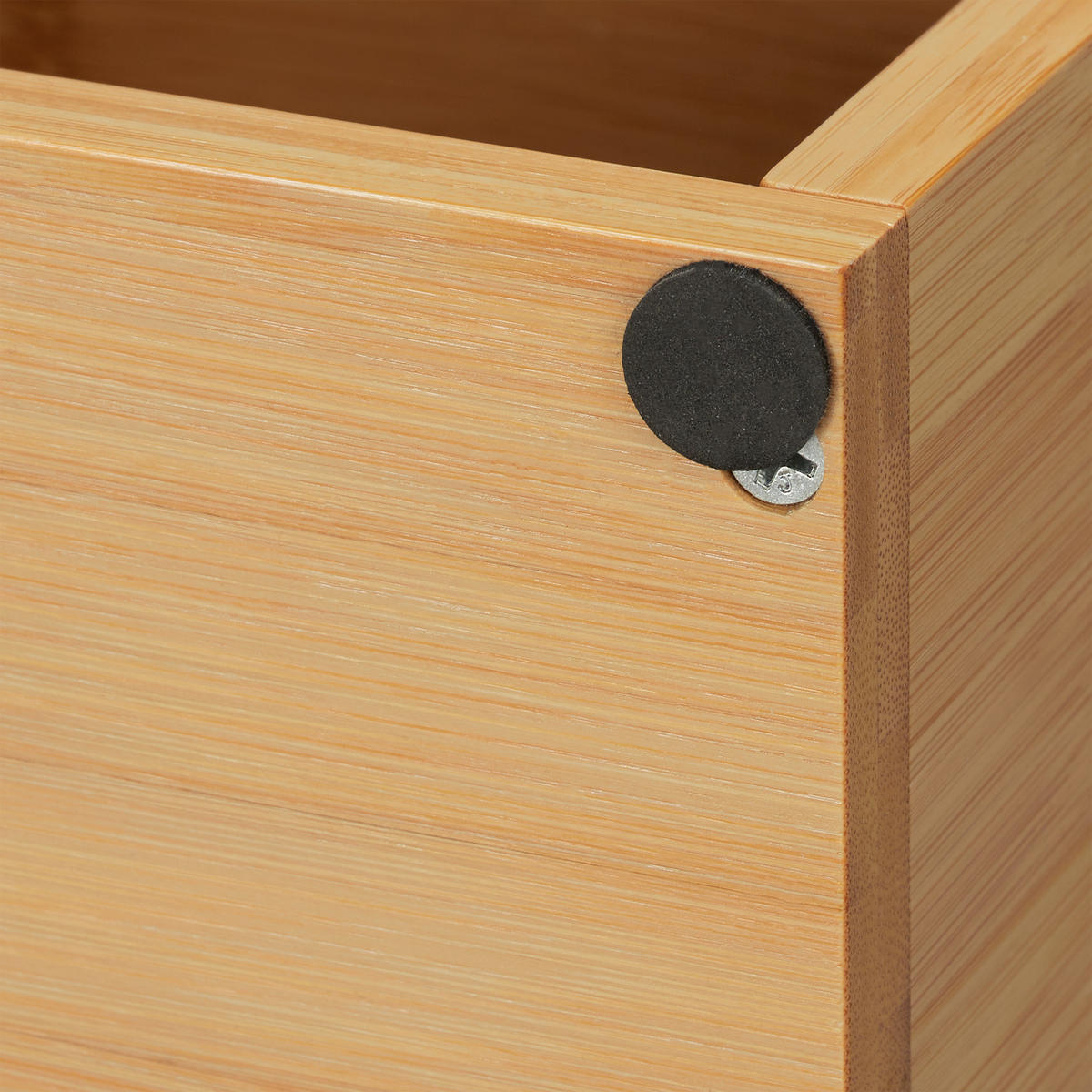 BAMBUSREGAL - Hellbraun, Holz (55/45.5/16cm) - Relaxdays