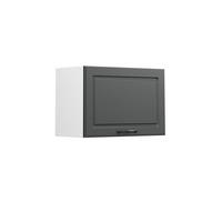 HÄNGESCHRANK R-Line Anthrazit Landhaus 60 cm Flach - Anthrazit/Weiß, Holzwerkstoff (60/40/31cm) - Vicco