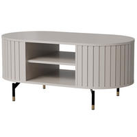 COUCHTISCH Zalia mit Ablagefächern für Wohnzimmer, im Retro-Stil, Kaschmir - Kaschmir, Holzwerkstoff (56/104/47cm) - Beautysofa