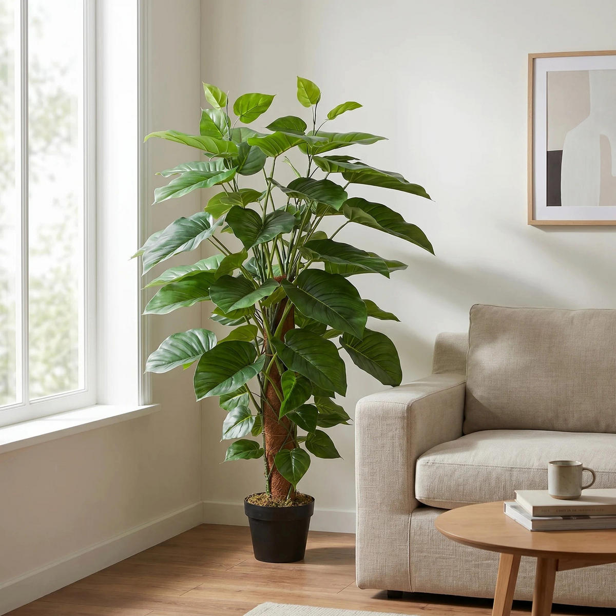 KUNSTPFLANZE Künstlicher Pothos – Elowyn 120 cm - Grün, Kunststoff (120cm) - aplanta