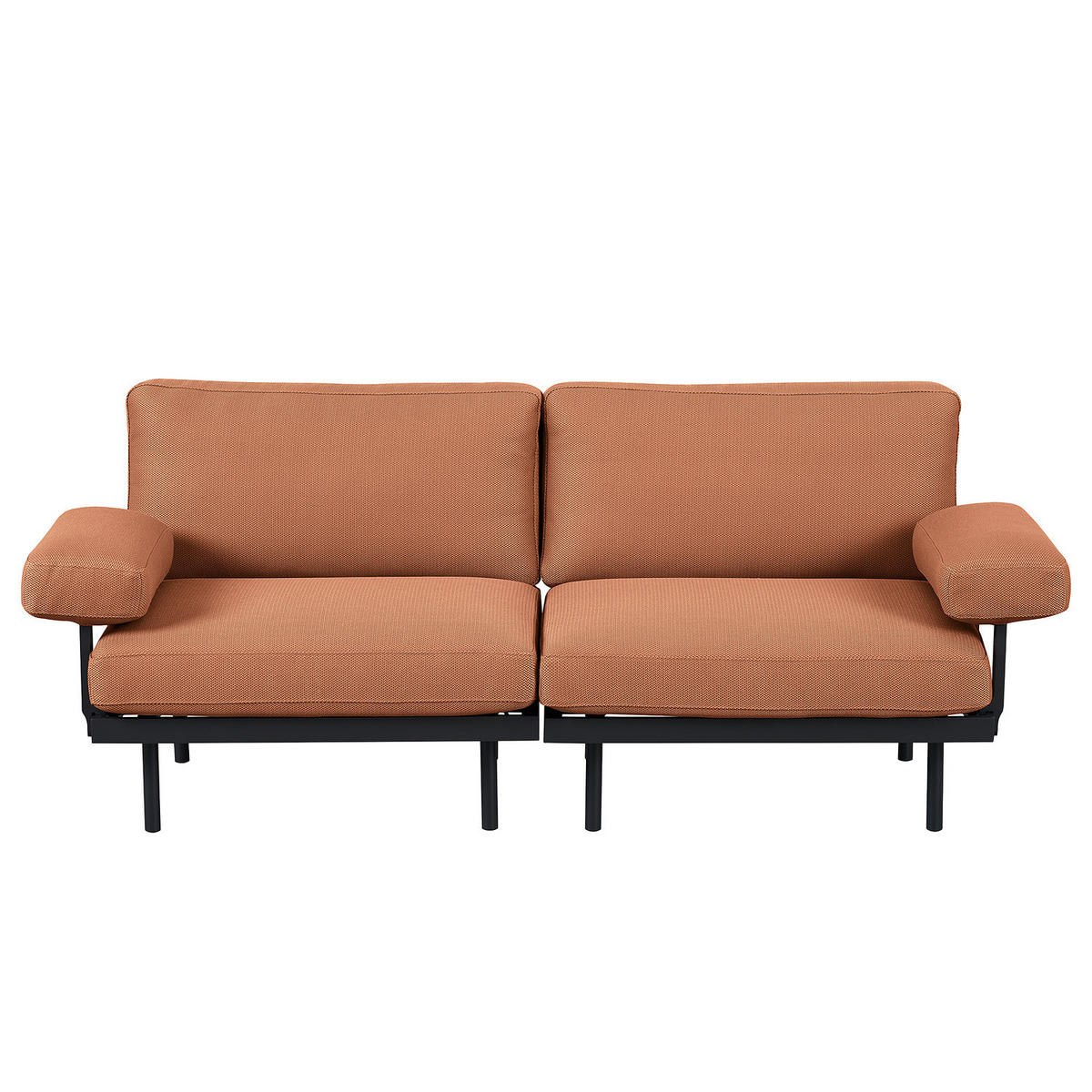 3-SITZER OUTDOOR-SOFA - Rosa, Textil/Metall (202/80/84cm) - home24