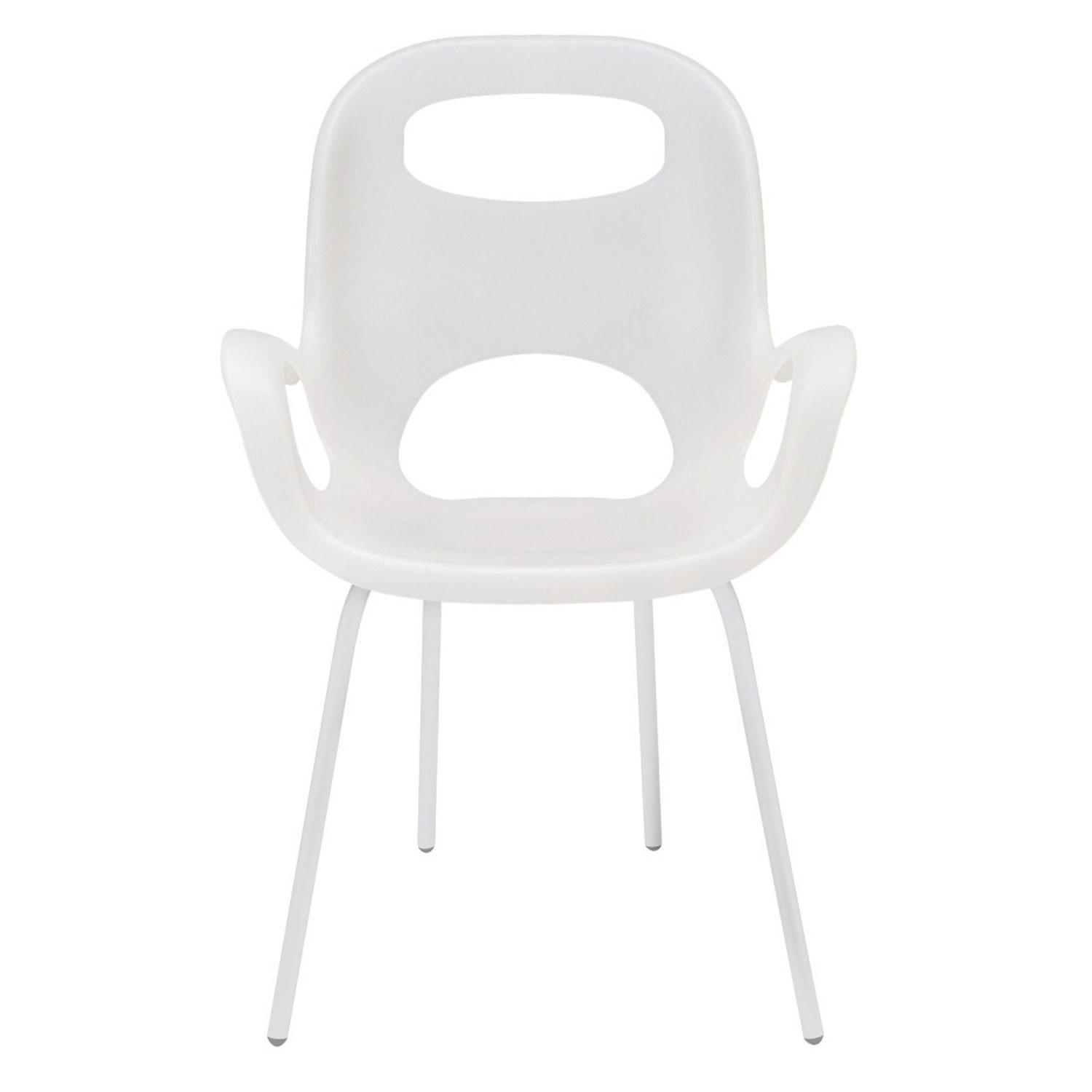 STUHL Furniture Oh, Weiß - Weiß, Kunststoff (62/60.5/86.36cm) - Umbra
