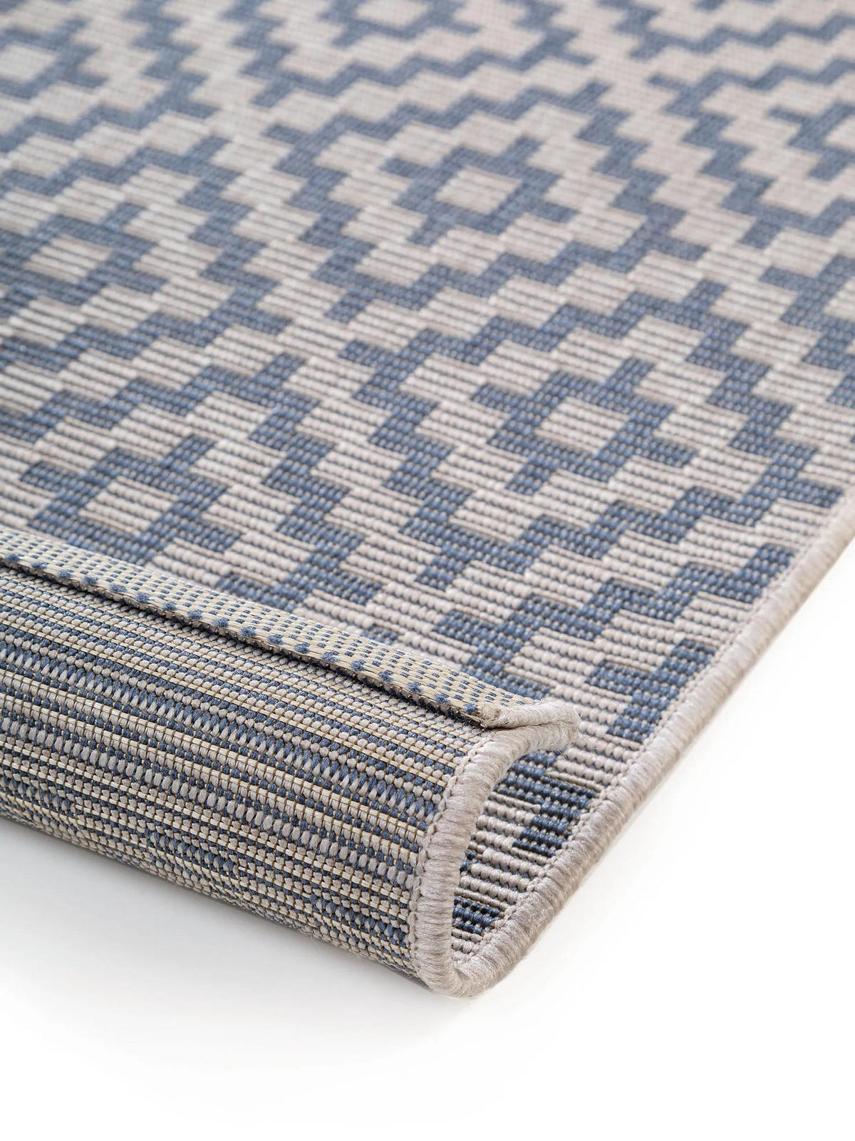 OUTDOORTEPPICH Metro Blau 200x290 cm - Blau, Textil (200/290cm) - benuta Nest
