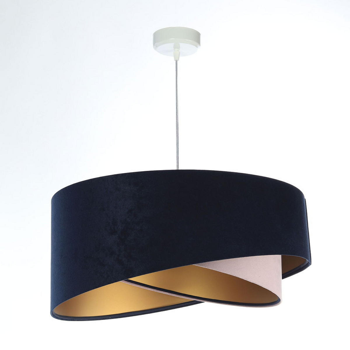 HÄNGELEUCHTE Blau 50/23 cm - Pink, Kunststoff (50/1.3/23cm) - ONZENO