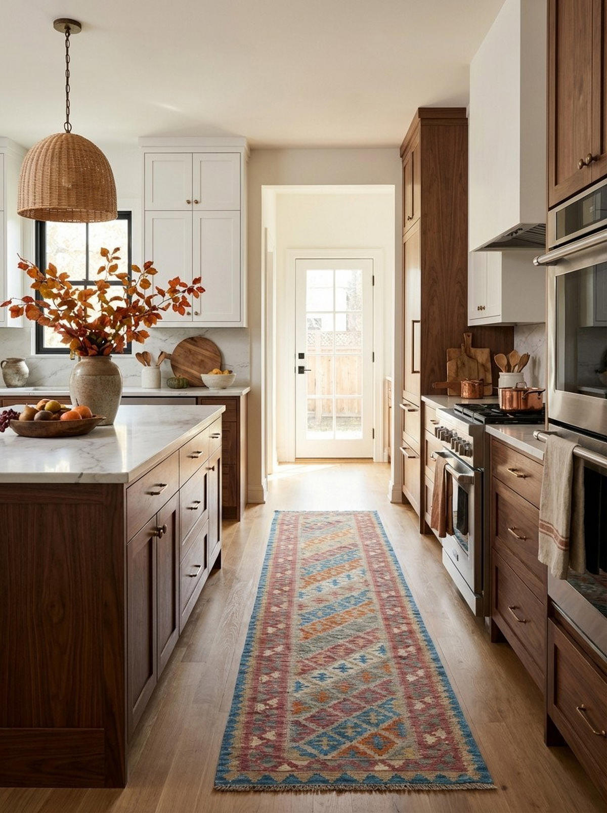 HANDWEBTEPPICH Kelim Gashgai Grau 419/84 cm Schurwolle - Grau, Textil (84/419cm) - Looma