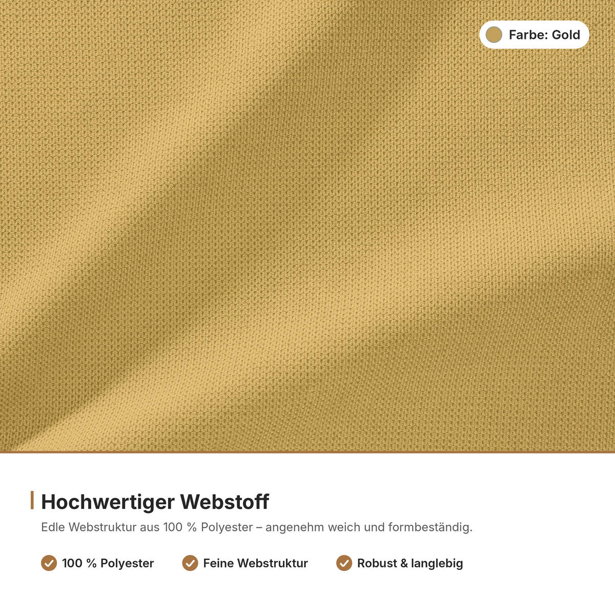 POLSTERBETT Dalas Gold 200 x 200 x 40 cm Bettkasten Mit hochwertiger Matratze H2 (bis 100 kg) und Lattenrost - Goldfarben, Holz (200/200cm) - Halmon Schlafkomfort Betten 