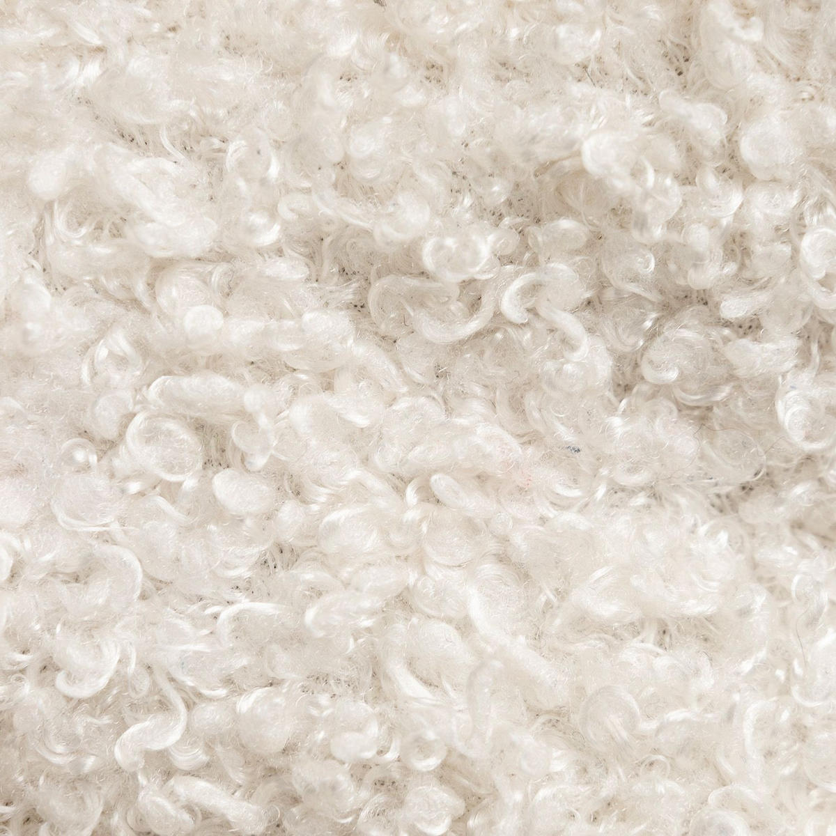 DREHSTUHL Albano Bouclé Creme - Creme, Textil (59/90/65cm) - Juskys