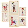 POSTER Set Mit 6 Toy Story Illustrationen Im Aquarell Stil Von Klassischen Kindermärchen, Filmen Und Büchern A3 & A4 Rahmen Aus Hellem Holz - Beige, Papier (29/3cm) - Nacnic