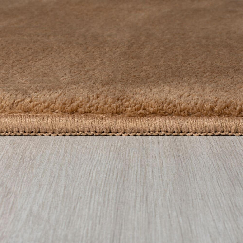 Thumbnail - Kadima Design Teppich, Braun, Textil, Uni, Rechteckig, 80x150 cm, pflegeleicht, in verschiedenen Größen erhältlich, für ...