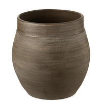 BLUMENTOPF GIO - Töpferei - Braun - M - Ø 25 cm - Braun, Keramik (25/25cm) - J-Line