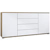SIDEBOARD Santo Weiß matt - Weiß, Holzwerkstoff (166.5/75.5/35cm) - Vladon