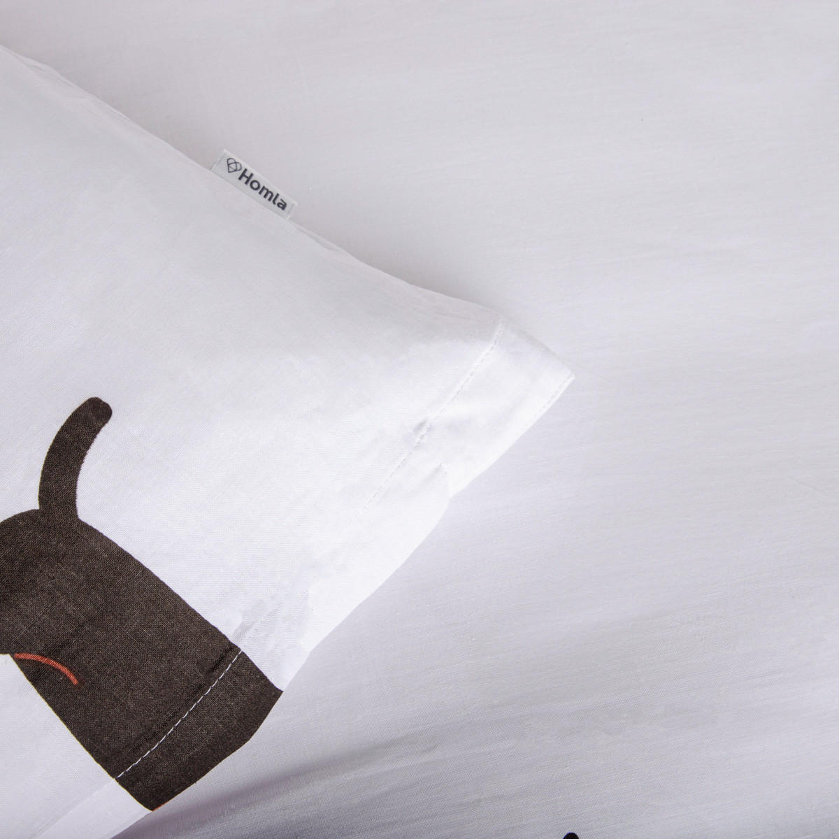 BETTWÄSCHE Winnie Baumwolle 220/200 cm - Weiß, Textil (220/200cm) - Homla