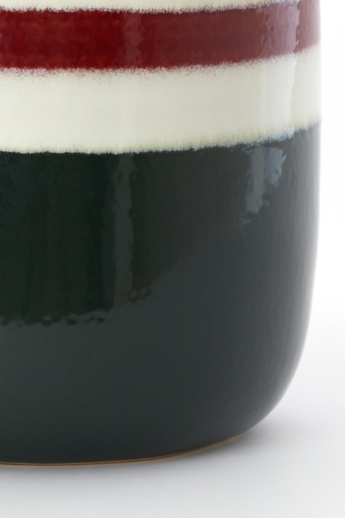 BEISTELLTISCH Franca Grün Ø34/46,5 cm - Dunkelgrün, Keramik (30.5/30.5/26cm) - Light & Living