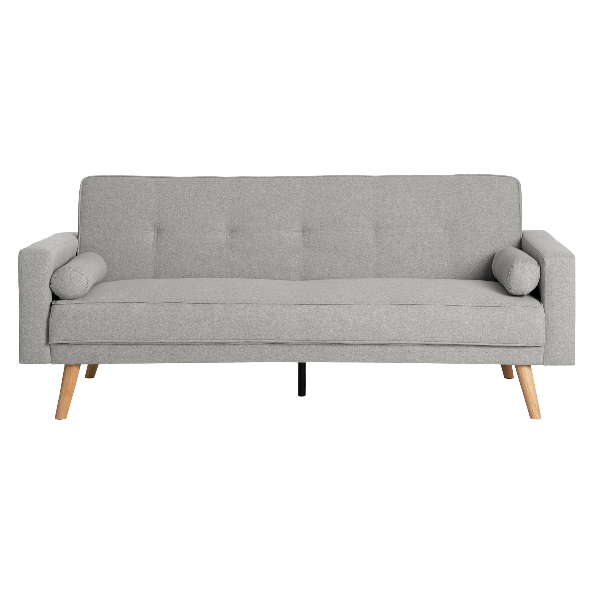SCHLAFSOFA Dallas Grau 205 cm x 85.5 cm - Grau, Textil (205/85/81cm) - Kenay Home