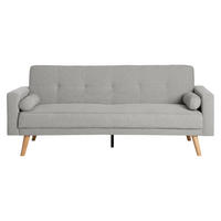 SCHLAFSOFA Dallas Grau 205 cm x 85.5 cm - Grau, Textil (205/85/81cm) - Kenay Home