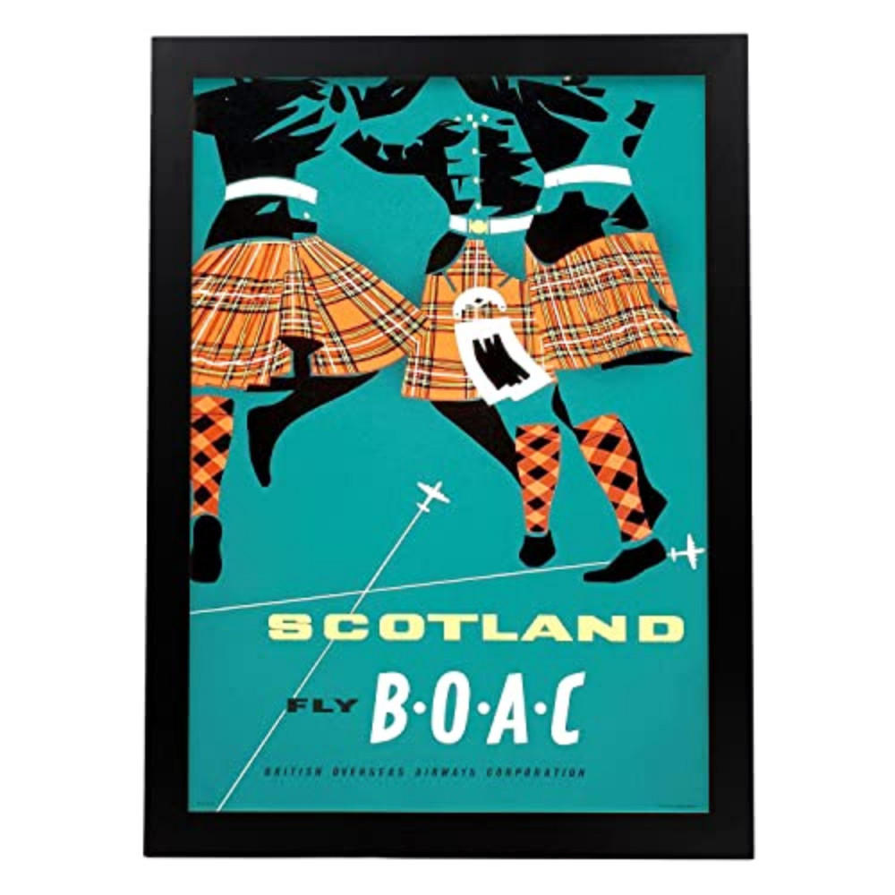 Nacnic Poster Schwarz 29.7x5x42 cm