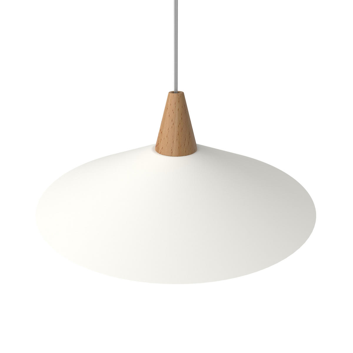 HÄNGELEUCHTE Funnel D40 - Weiß, Metall (40/40/15cm) - Lumicom