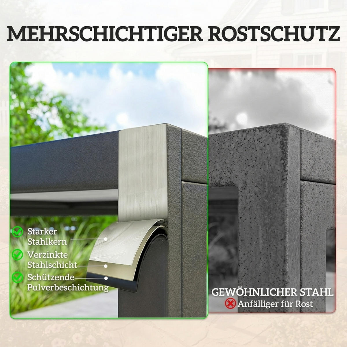 GARTENMÖBEL-SET Schwarz 150.0/80.0/74.0cm - Schwarz, Metall