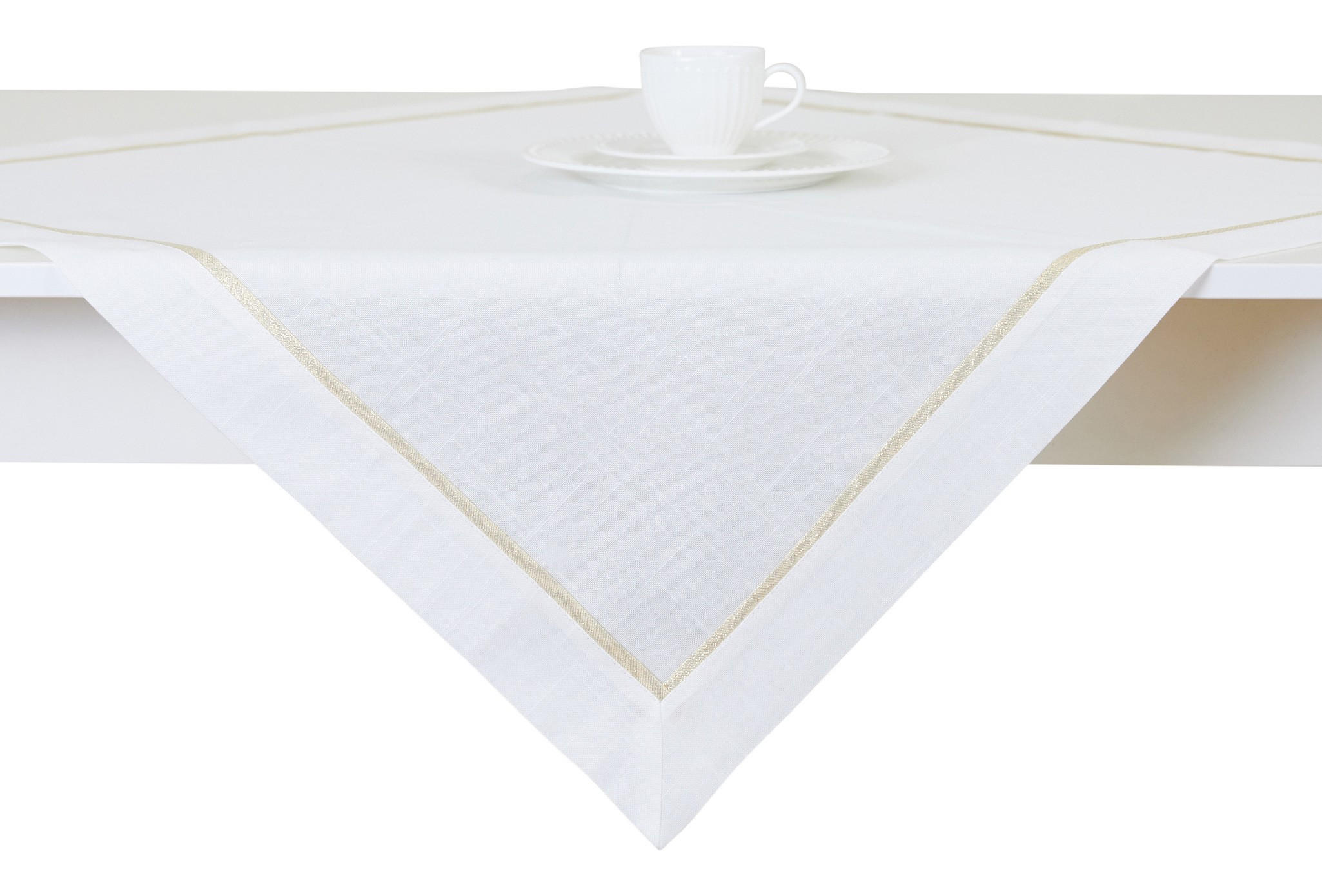 TISCHTUCH Tideno - Goldfarben, Textil (80/80/1cm) - home&you