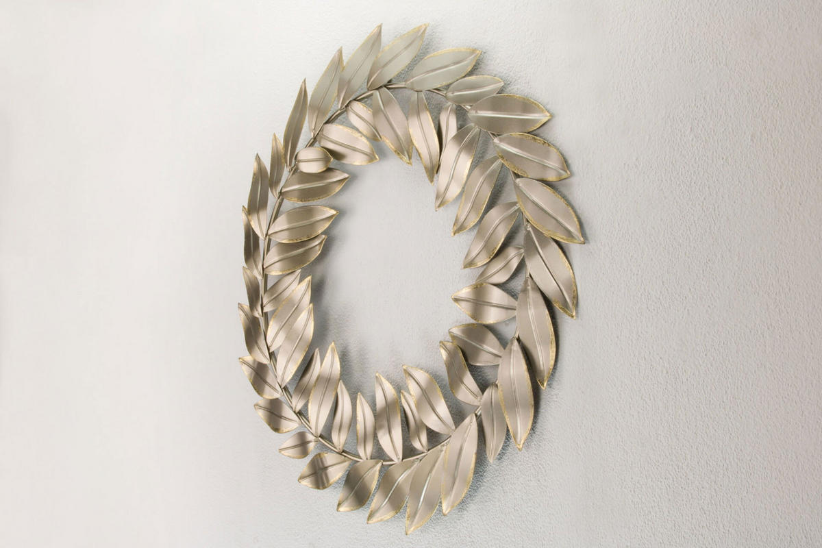 WANDDEKO Gold 59/59 cm - Goldfarben, Metall (1/59/3cm) - KUNSTLOFT