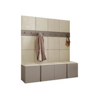 GARDEROBEN-SET Orion V - Kaschmir/Beige, Holzwerkstoff/Kunststoff (168/186/46cm) - MIRJAN24