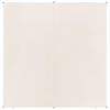 SONNENSEGEL cremeweiß quadratisch 300/300 cm Lukka - Weiß, Kunststoff (300/300cm) - Beliani