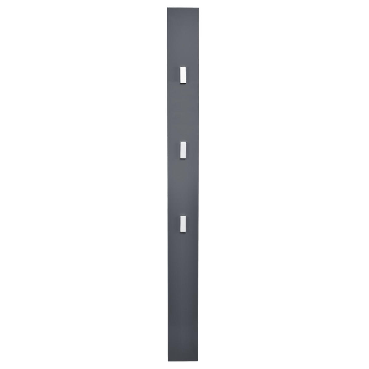 HAKENLEISTE Hansnes - Grau, Holzwerkstoff/Metall (15/165/3cm) - [en.casa]