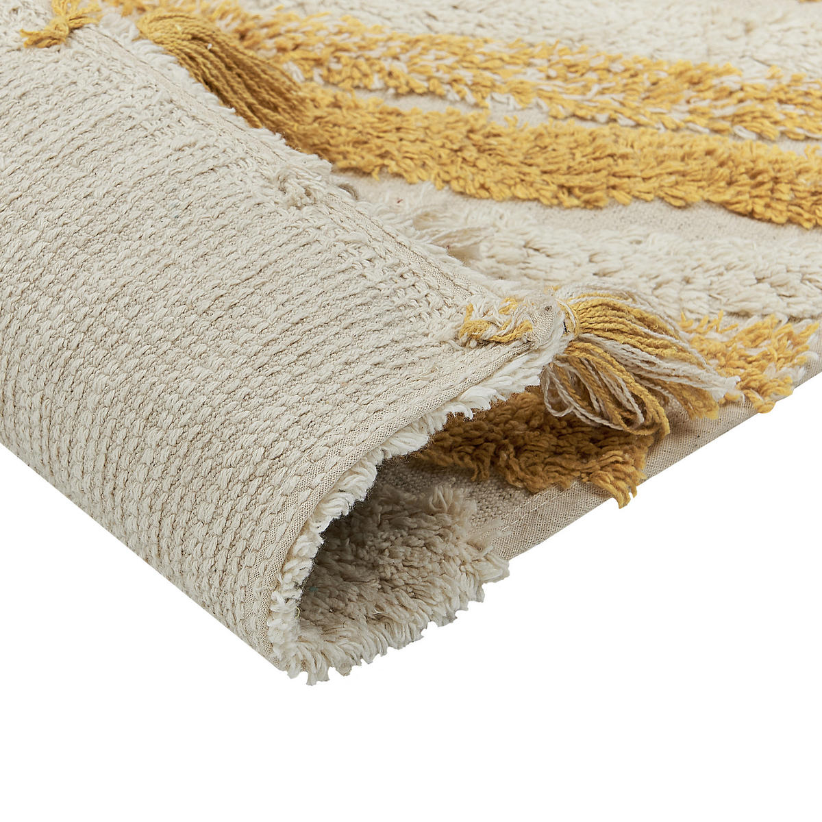 KURZFLOR-TEPPICH Bingol 230/160 cm - Beige, Textil (160/230cm) - Beliani