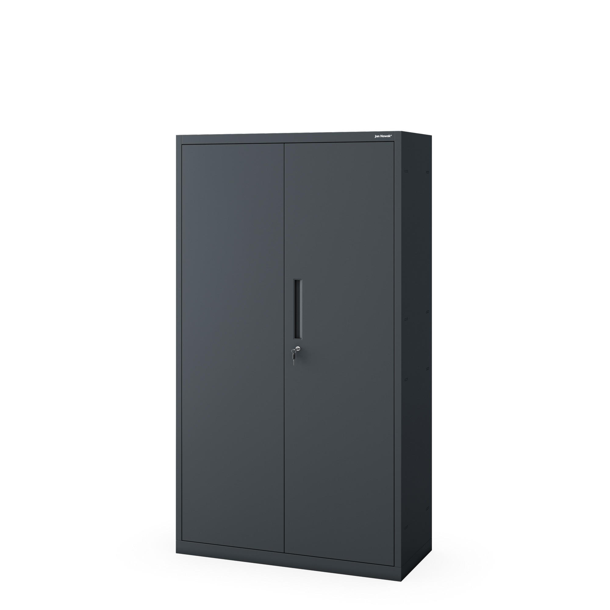 METALLSCHRANK Megan - Anthrazit, Metall (90/160/40cm)