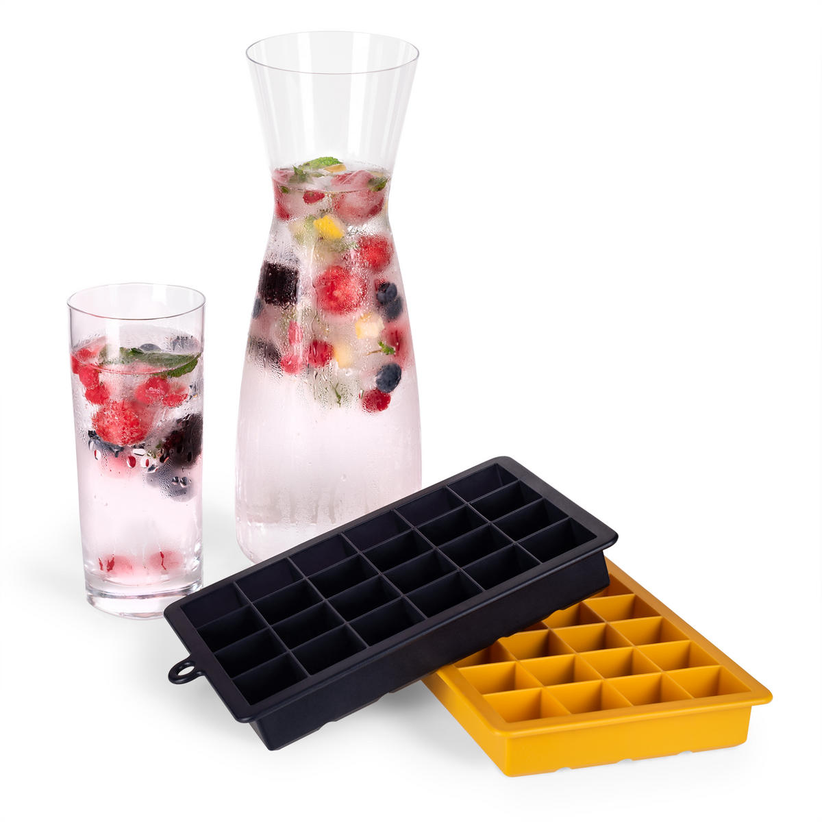 FORMA NA ĽAD Silikónová, bez BPA, 2x24, Karí žltá - kari žltá, plast (16.5/2.6/11cm) - Blumtal