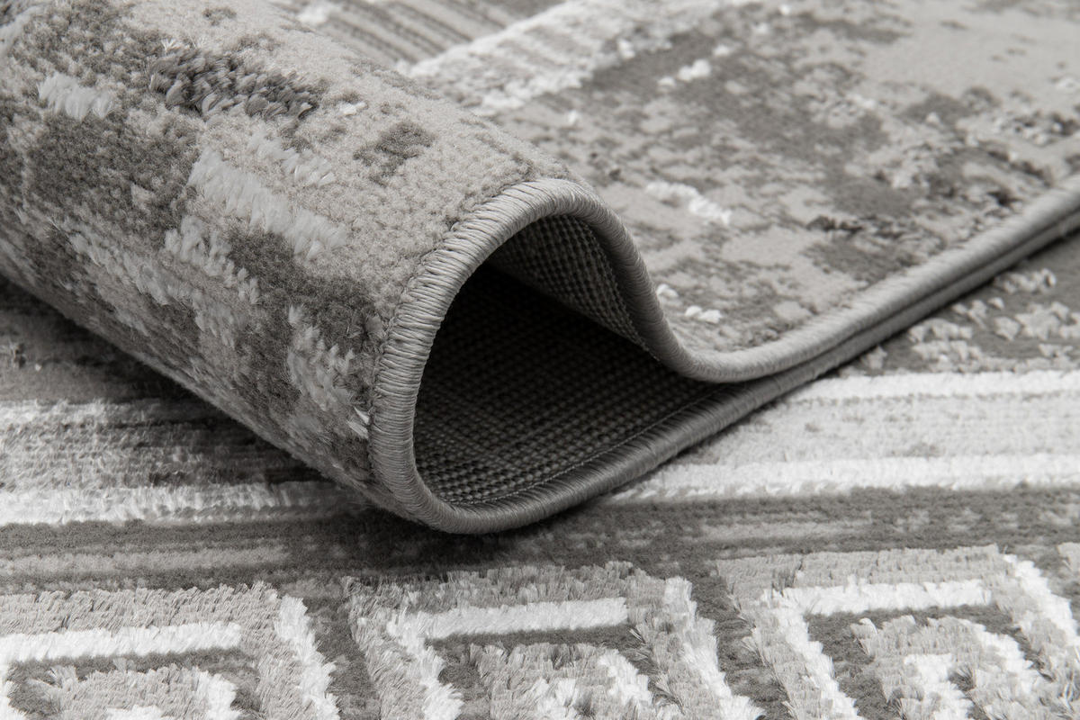 TEPPICH ARES Grau Beige 180/250 cm - Beige/Grau, Kunststoff (180/250cm) - Tapiso