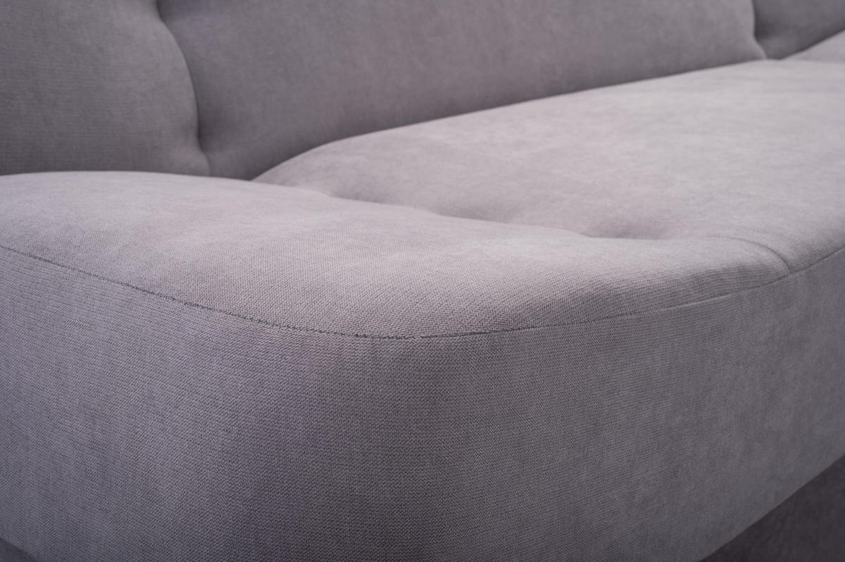 SCHLAFSOFA -PAFOS (Grau + Anthrazit) - Greige, Holz (192/90/87cm) - Möblo