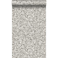 TAPETE metallische Münzen 53 cm x 10.05 m - Weiß, Papier (53/1000cm) - Origin Wallcoverings