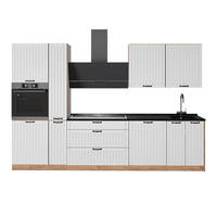 CHICINETĂ Fame-Line, Casă de țară albă/Stejar auriu, 310 cm, AP Antracit - stejar miere/alb, compozit lemnos (310/206.8/60cm) - Vicco