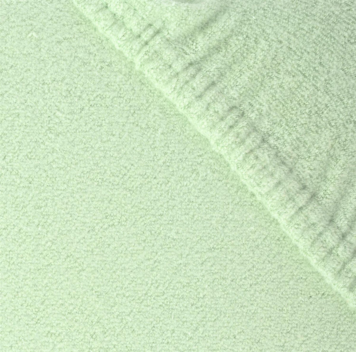TEDDY-PLÜSCH-SPANNBETTLAKEN 100x200 cm Warmes Winter Bettlaken Grün - Grün, Textil (100/200cm) - Carpe Sonno