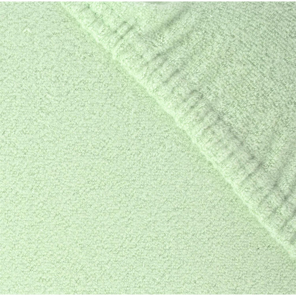 Thumbnail - Carpe Sonno Teddy-Plüsch-Spannbettlaken, Grün, Textil, Uni, Rechteckig, 100x200 cm, Oeko-Tex® Made IN Green, Oeko-Tex® S...